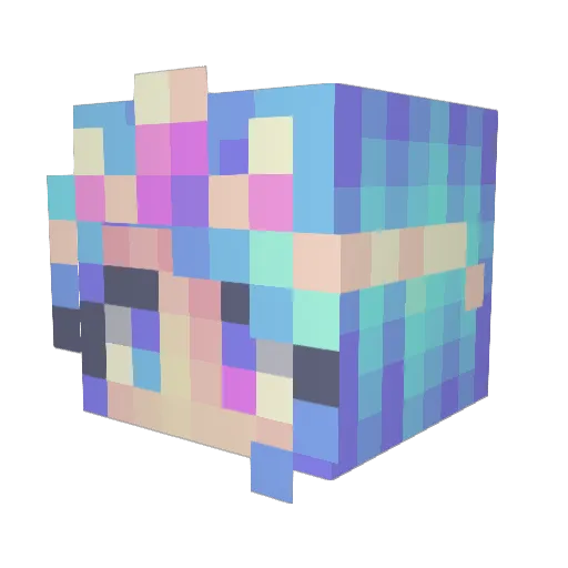 FifiFairy Minecraft avatar head, 3D render