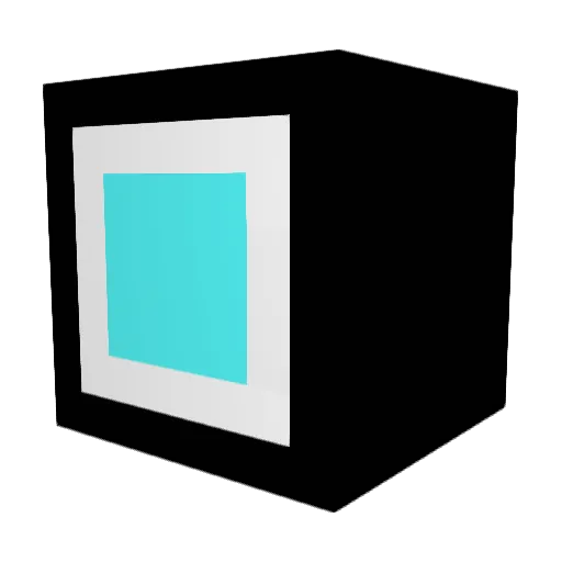 Fifty4 Minecraft avatar head, 3D render