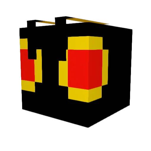 Figbread5 Minecraft avatar head, 3D render