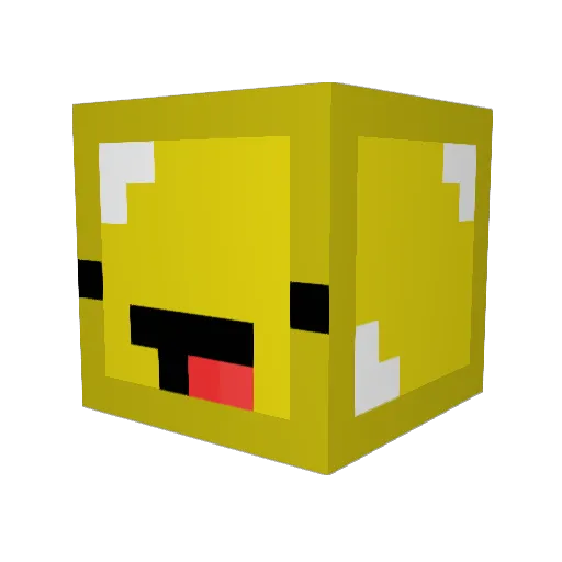 Fighter0724 Minecraft avatar head, 3D render