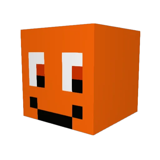 Fighting_Nemo Minecraft avatar head, 3D render