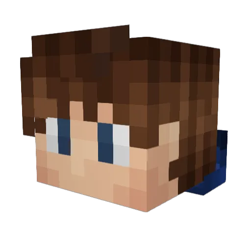Fightknight200 Minecraft avatar head, 3D render
