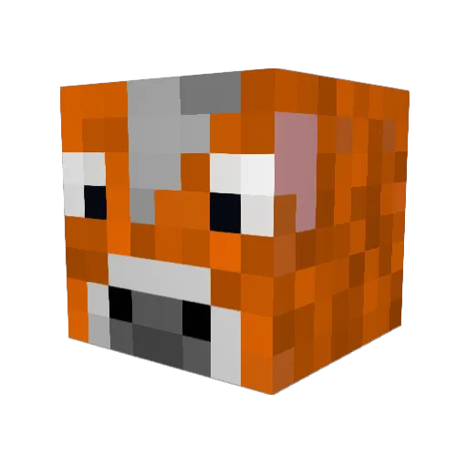 FiguPvP Minecraft avatar head, 3D render