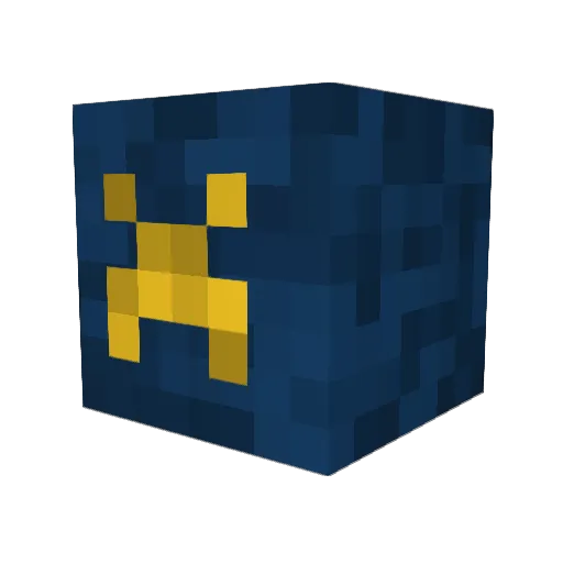 Fiic Minecraft avatar head, 3D render