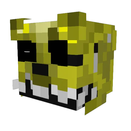 FiikCZ Minecraft avatar head, 3D render