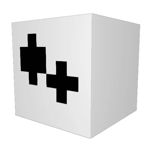 FikaDeLaes Minecraft avatar head, 3D render