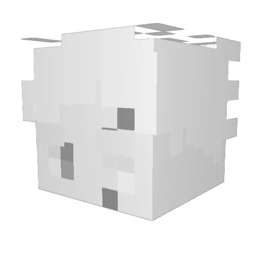 Fikus82910 Minecraft avatar head, 3D render