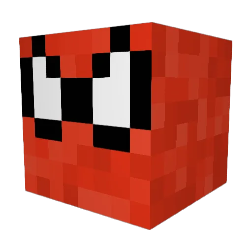FilaDvorak Minecraft avatar head, 3D render