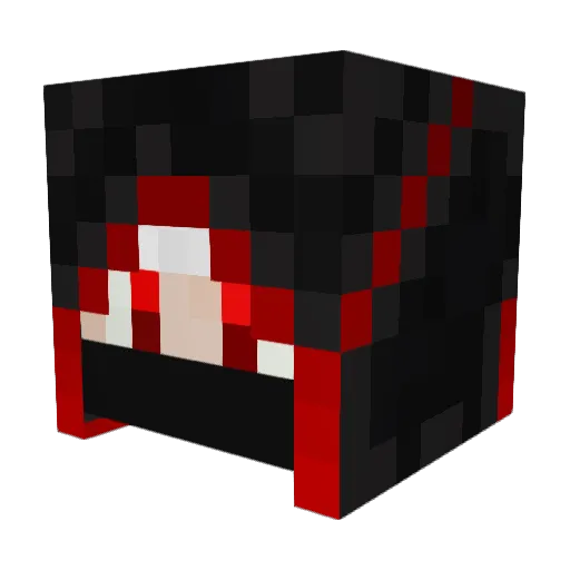 Filandy Minecraft avatar head, 3D render
