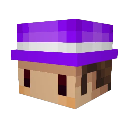 FileFry Minecraft avatar head, 3D render