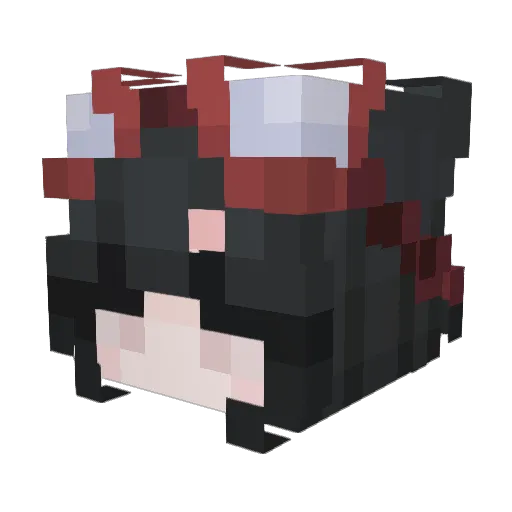 Filex1303 Minecraft avatar head, 3D render
