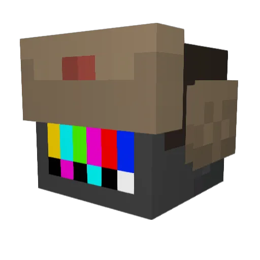 Fili0 Minecraft avatar head, 3D render