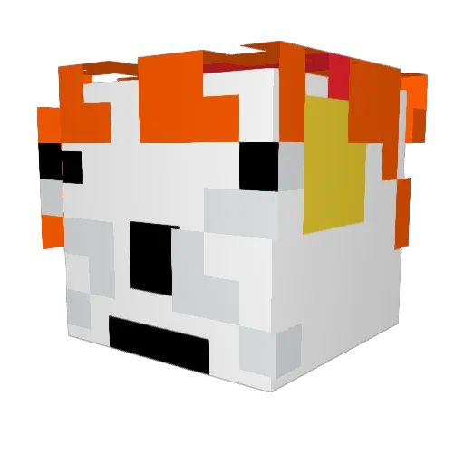 Filifjonkaan Minecraft avatar head, 3D render