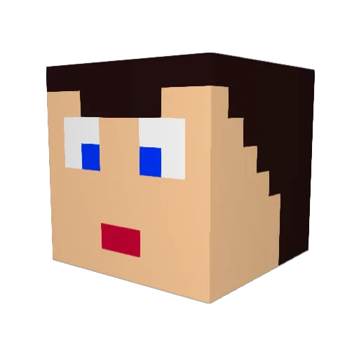Filip001ZG Minecraft avatar head, 3D render