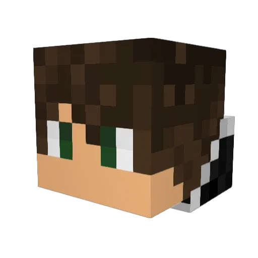 Filip101_CZ Minecraft avatar head, 3D render