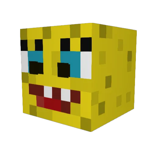 Filip98700 Minecraft avatar head, 3D render