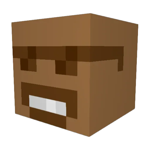 FilipCieslak8 Minecraft avatar head, 3D render