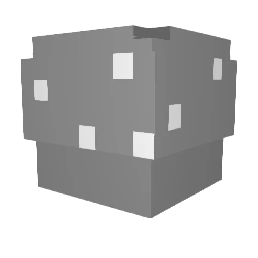 FilipHanka Minecraft avatar head, 3D render