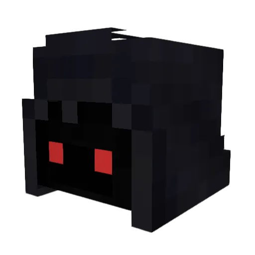 FilipLeLu Minecraft avatar head, 3D render