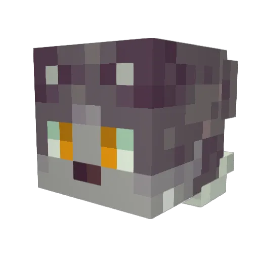FilipeAZG Minecraft avatar head, 3D render