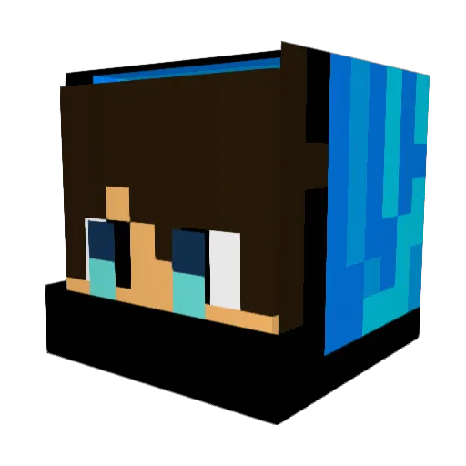 Filipepfw Minecraft avatar head, 3D render