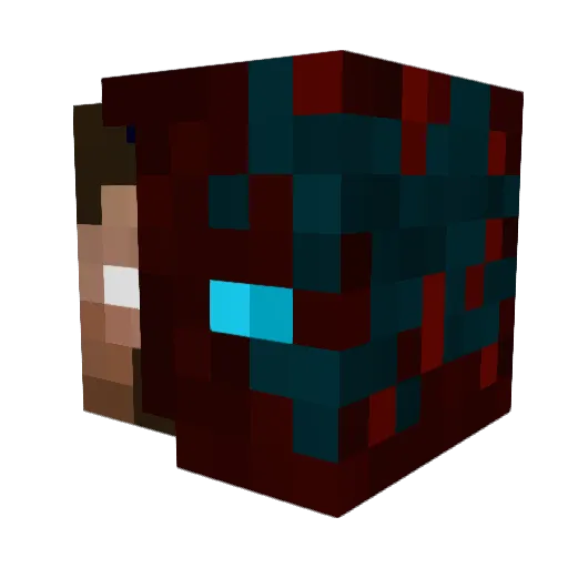 Filipflop56 Minecraft avatar head, 3D render