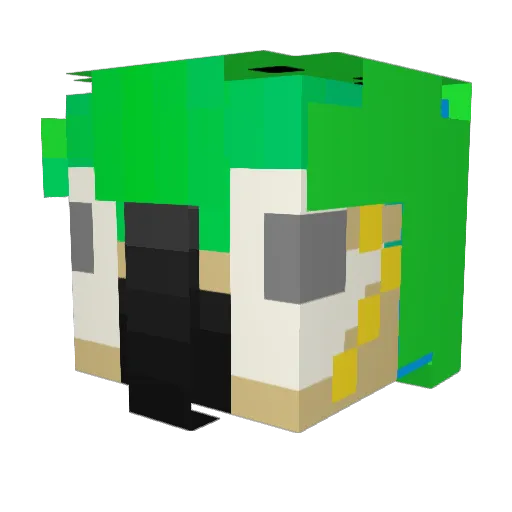 Filippo201006 Minecraft avatar head, 3D render
