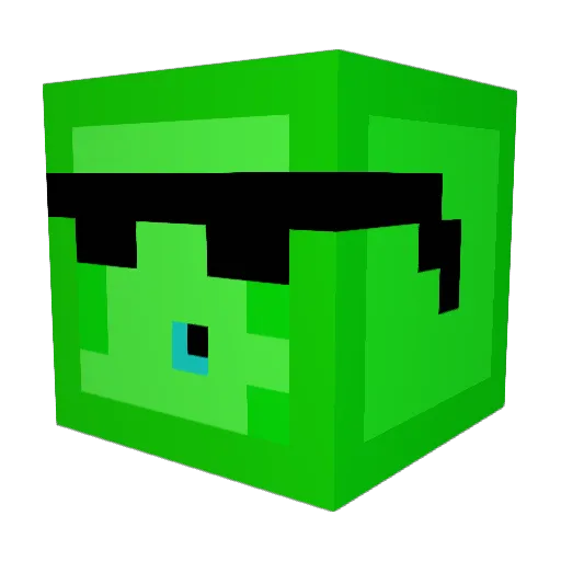 FilippoNav Minecraft avatar head, 3D render