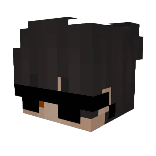 Filipxx092 Minecraft avatar head, 3D render