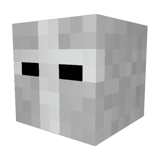 Fill1013 Minecraft avatar head, 3D render