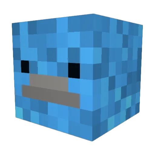 Fillejoxor Minecraft avatar head, 3D render