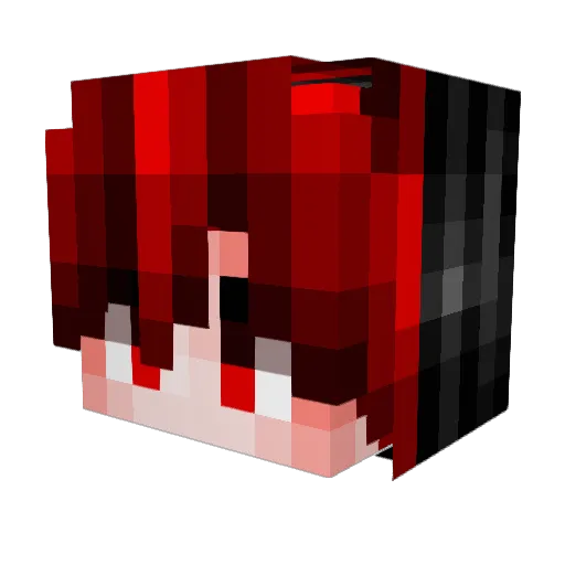 Film131 Minecraft avatar head, 3D render