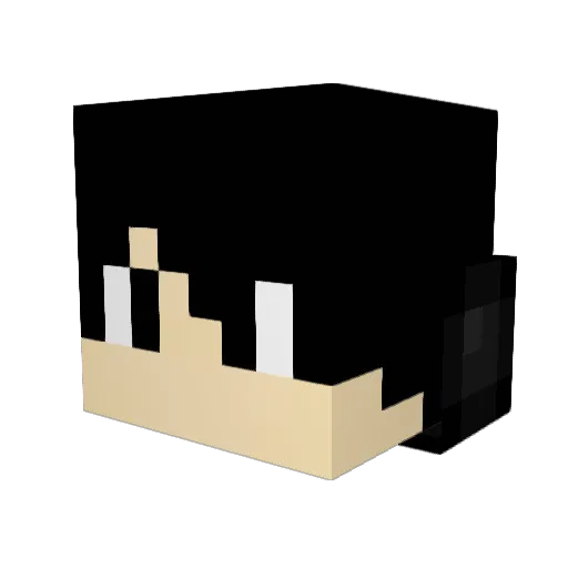 FilmJuwel22 Minecraft avatar head, 3D render