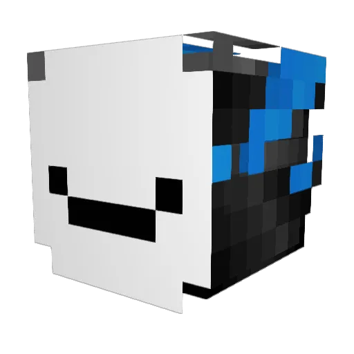 FilmPilot Minecraft avatar head, 3D render