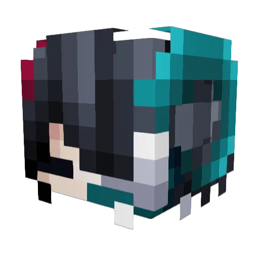Film_TheFaetierR Minecraft avatar head, 3D render