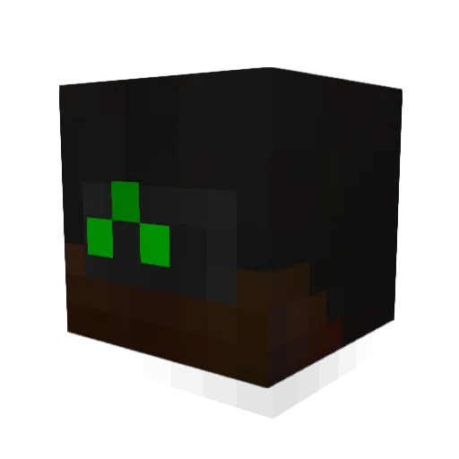 Filman94 Minecraft avatar head, 3D render