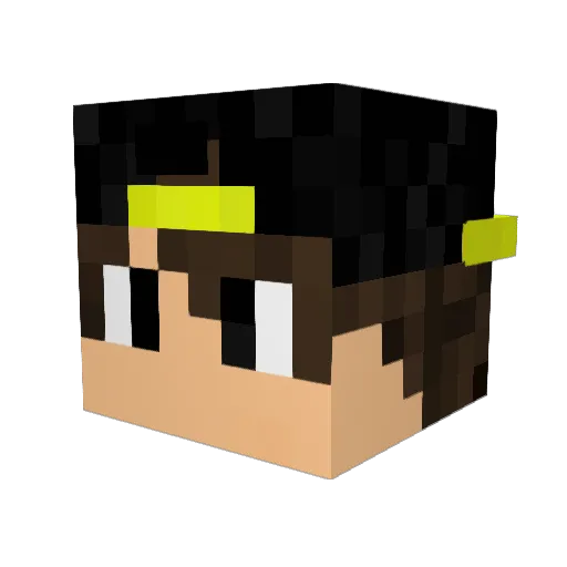 Filmig_PT Minecraft avatar head, 3D render