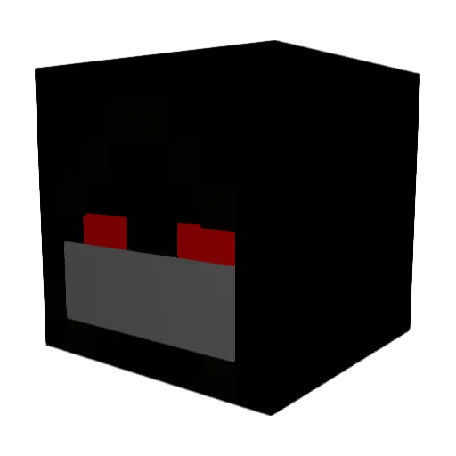 Filmination Minecraft avatar head, 3D render