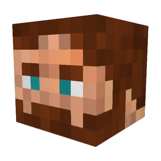 Filo_Pilo Minecraft avatar head, 3D render