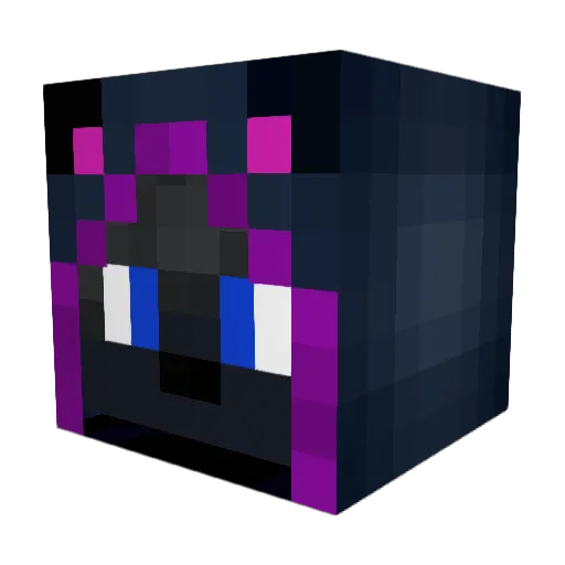 Filoulilastein Minecraft avatar head, 3D render