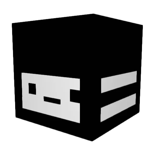 Filoussek Minecraft avatar head, 3D render