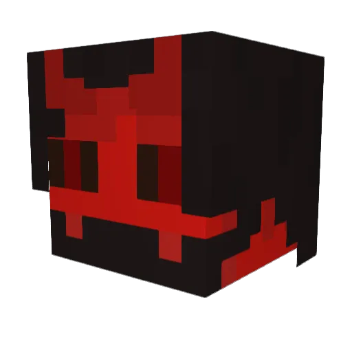 Fils_ Minecraft avatar head, 3D render