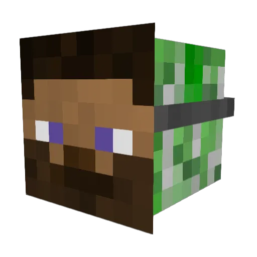 Filshizzle Minecraft avatar head, 3D render