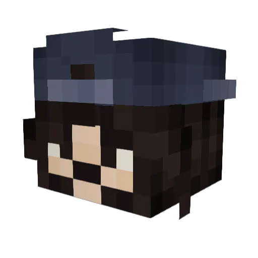 Filsynn Minecraft avatar head, 3D render