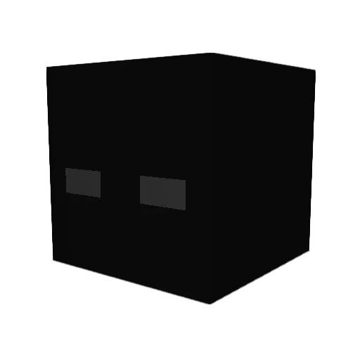 Filtern Minecraft avatar head, 3D render