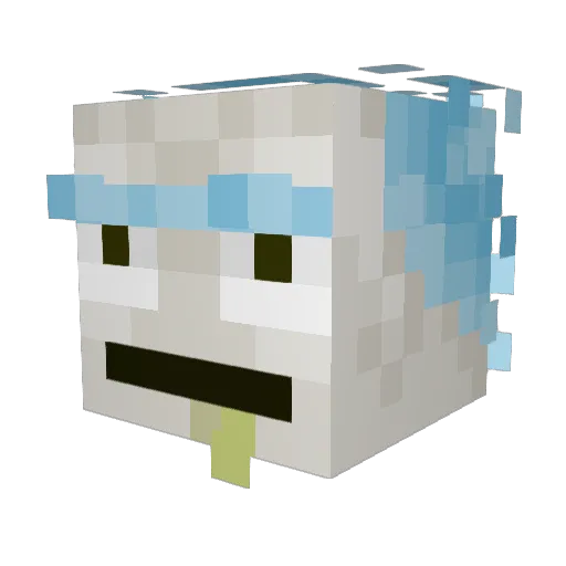 FilthyTapper Minecraft avatar head, 3D render