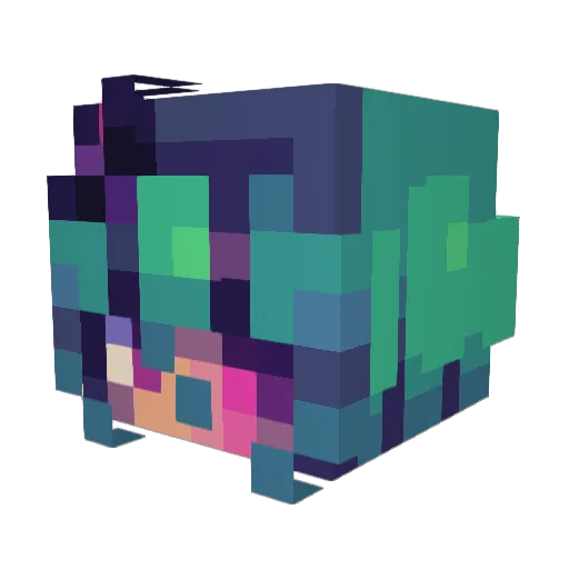 FiluxeZZ Minecraft avatar head, 3D render
