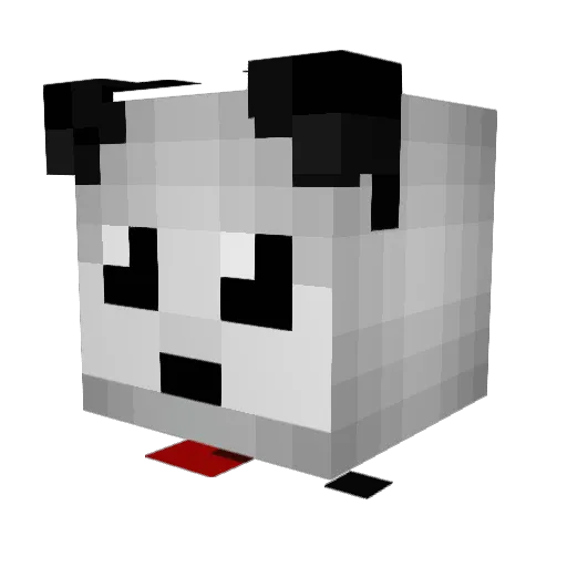 Filwegg01 Minecraft avatar head, 3D render