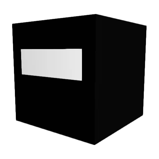 Fimband Minecraft avatar head, 3D render