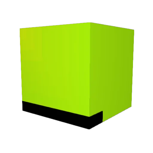 FinDB Minecraft avatar head, 3D render